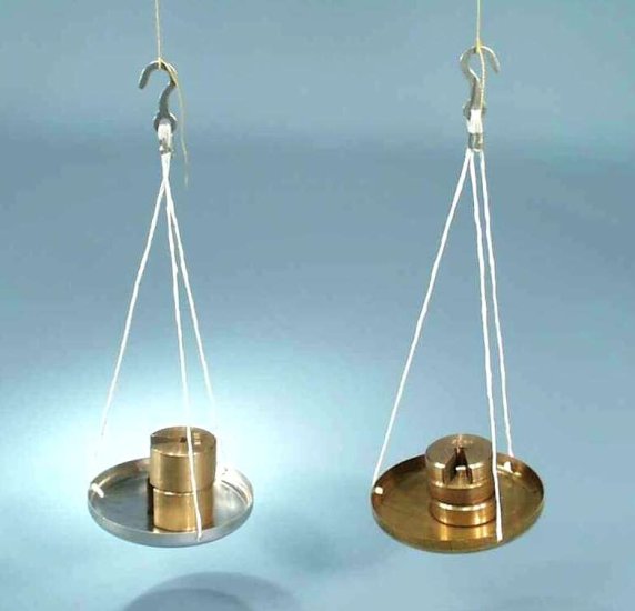 (image for) Scale Pan, Brass, 75mm DIA, with chain and hook