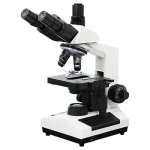 (image for) Microscope, Binocular, 1000X, Quad Objective, LED Illumination, Mechanical Stage