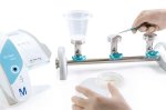 (image for) EZ-Pak & Microfil 100ml, 0.45µm 47mm White Gridded Membrane, 150 Filters & 150 Funnels