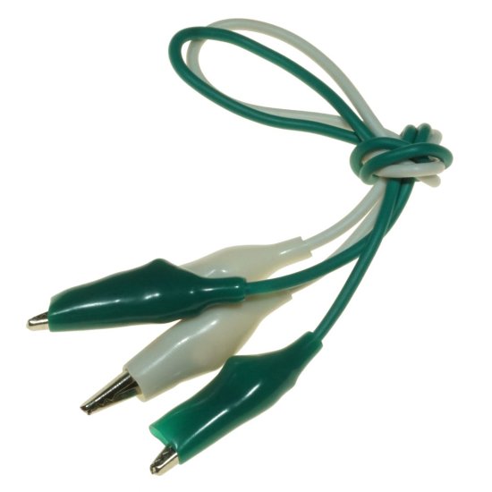 (image for) Circuit Board Kit, Spare Lead, Alligator/Alligator, 300mm, Pack of 2