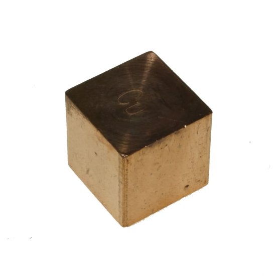 (image for) Cube, 2.0cm Edge, Copper