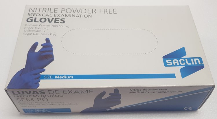 (image for) Gloves, Nitrile Powder Free, X-Small, Box of 100