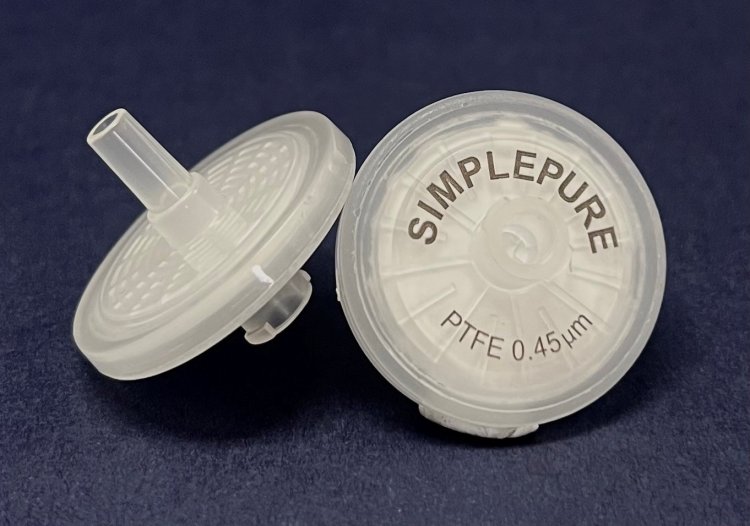 (image for) Syringe Filters, PTFE, 0.45um, 25mm, Pack of 100