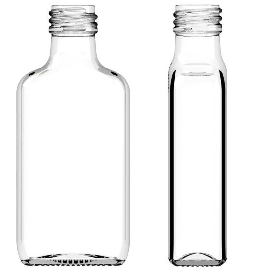(image for) Medicine Bottles, Flat, 50ml, Pack of 119