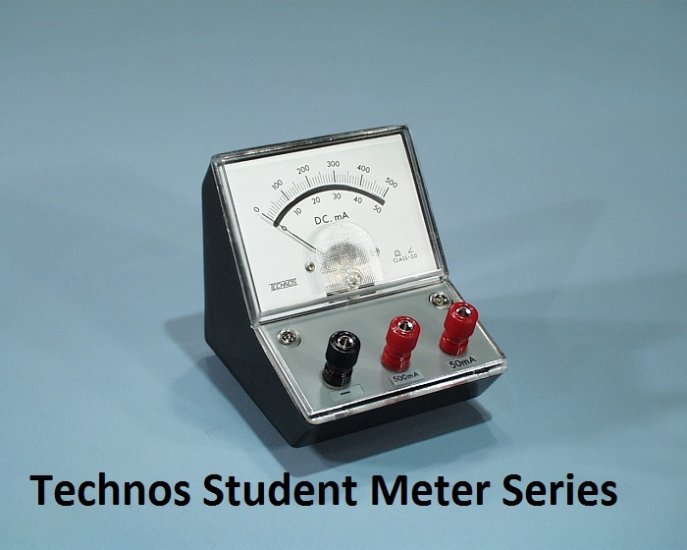 (image for) Meter, Student, C/Z, Double Range, V ,DC, mV, 50-0-50 / 500-0-500 *Galvanometer