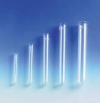 (image for) Test Tube, Borosilicate Glass, 75mm x 12mm diam, 100pk