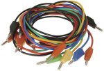 (image for) Lead, Banana Plug, 5pk, Assorted Colours