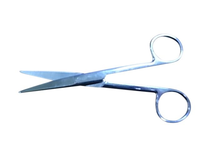 (image for) Scissors, Surgical, Sharp,130mm x 40mm cut, Stainless Steel