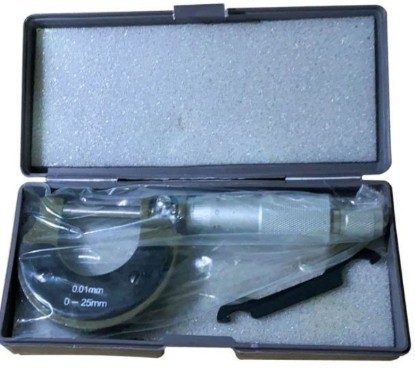 (image for) Micrometer, 0-25 x 0.01mm, Student Use