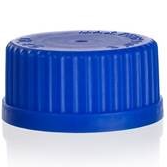 (image for) Spare GL45 Cap, Blue, for Glass Reagent Bottles