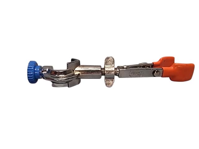 (image for) Clamp, Retort, Double Prong, 360 Deg Swivel with Bosshead