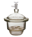 (image for) Desiccator, Vacuum, Glass with Ground Stopcock, 150mm d