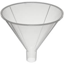 (image for) Funnel, Powder Type, PP, 150mm D X 30mm Stem Length