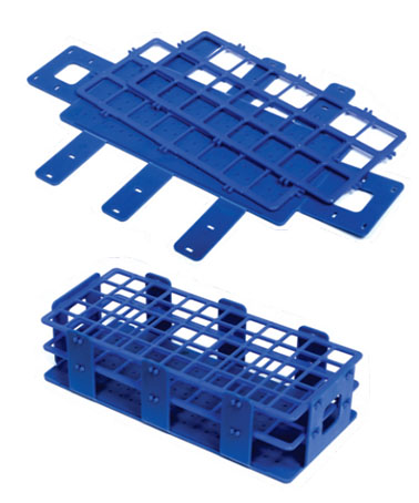 (image for) Rack, Test Tube, Blue, 13mm, 90 Hole, 6 x 15
