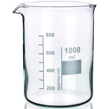 (image for) Beaker, Borosilicate Glass, 600ml