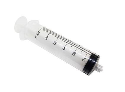 (image for) Syringe, Hypodermic, Luer Lock, Plastic, 60ml, Each