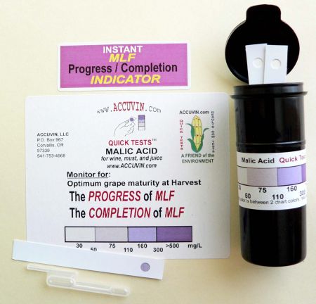 (image for) Quick Test Kit, Malic Acid, Range 30 - 500mg/L, 10 Tests