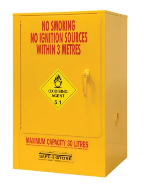 (image for) DG Cabinet, Oxidising Agent, 30L, 1 Door, 2 Shelves