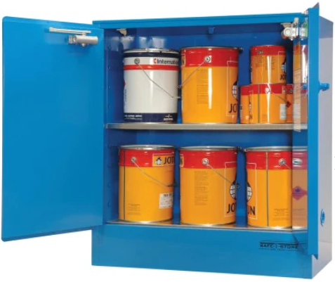 (image for) DG Cabinet, Corrosives, 160L, 2 Door, 2 Shelves