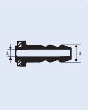 (image for) Plastic Hose Connector, GL14 Straight