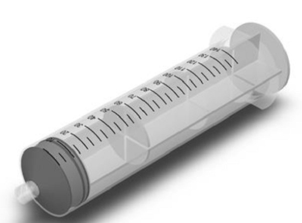 (image for) Syringe, Luer Lock, 140ml, Each