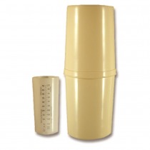 (image for) Rain Gauge, Plastic 100mm, (with rainfall chart)