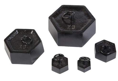 (image for) Weight, Hexagonal, with Ring, Cast Iron, 50g
