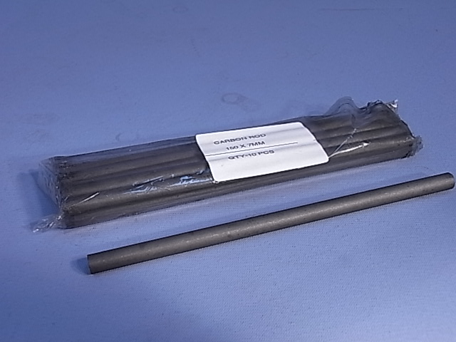 (image for) Carbon Rod, 6 x 150mm, Pk 10