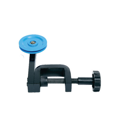 (image for) Pulley on Clamp, 50mm Diameter, Bench Clamp & Rod Mounting